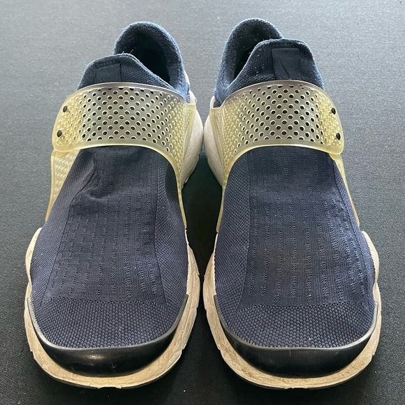 Nike Sock Dart Men's Shoes Midnight Navy/Medium Grey/White/Black size 12 - Picture 3 of 8